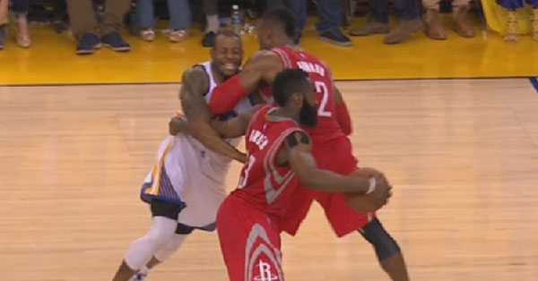 Dwight Howard Flagrant Foul Game 5 Warriors